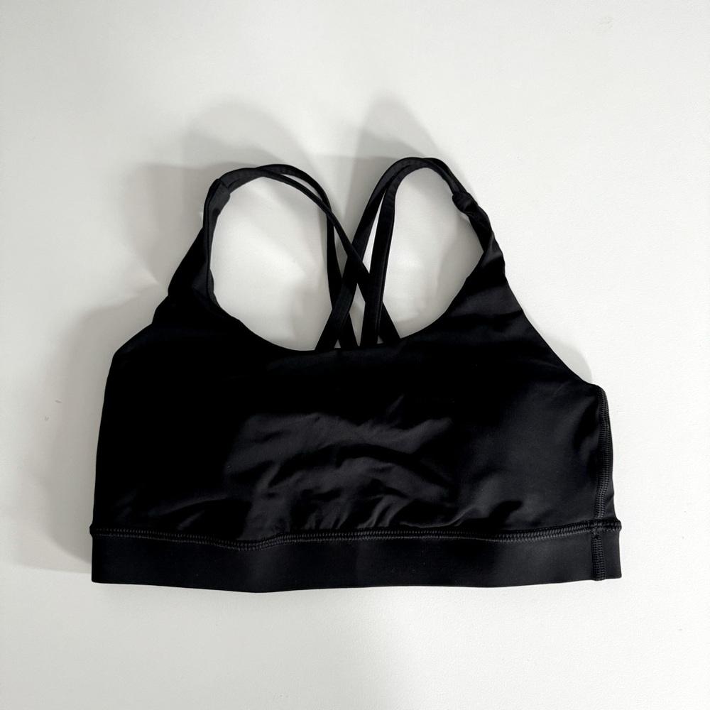 Lululemon black sports bra size 6